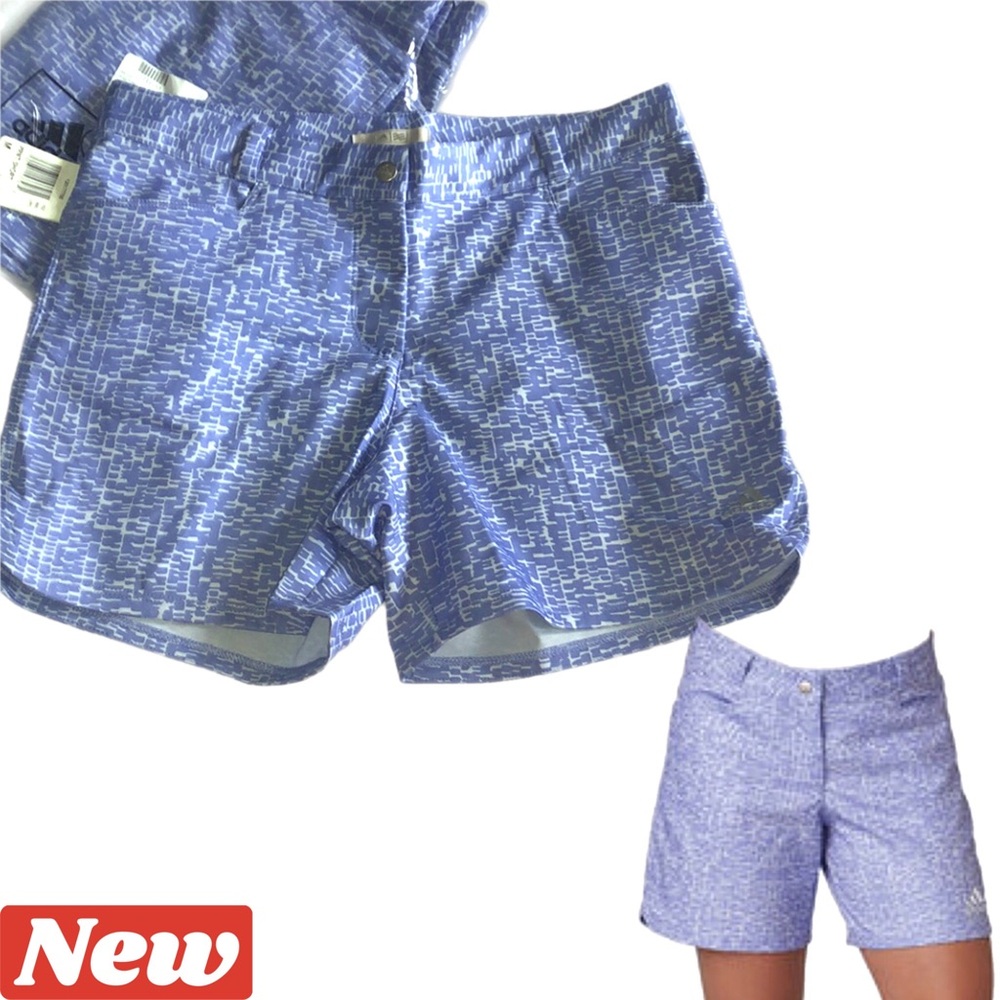 ๐ Adidas golf shorts purple with pattern 72 - Picture 5 of 16